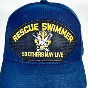 U.S. Coast Guard Rescue Swimmer So Others May Live Men's cap hat blue